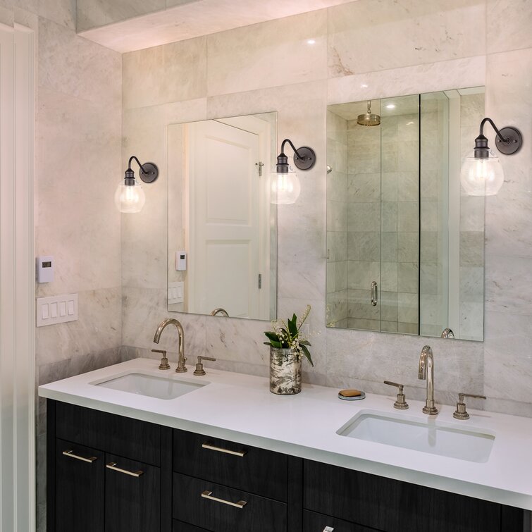 Bathroom vanity wall deals sconces